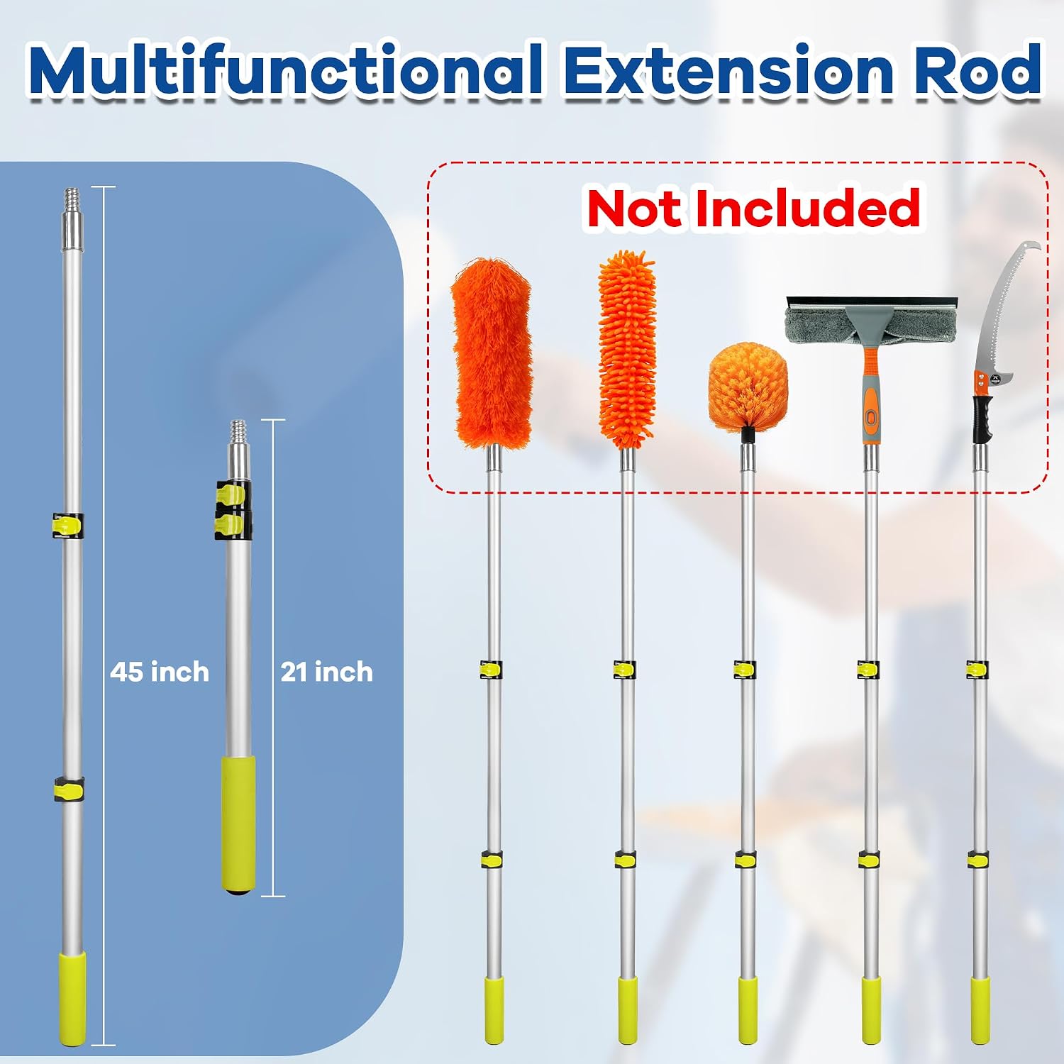 Paint Roller Kit with Extension Pole, 4" 9" Paint Roller with Tray, Paint Brushes Set for Professional Painting