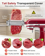 3-Adjust Stainless Steel Meat Tenderizer Attachment for KitchenAid Mixer