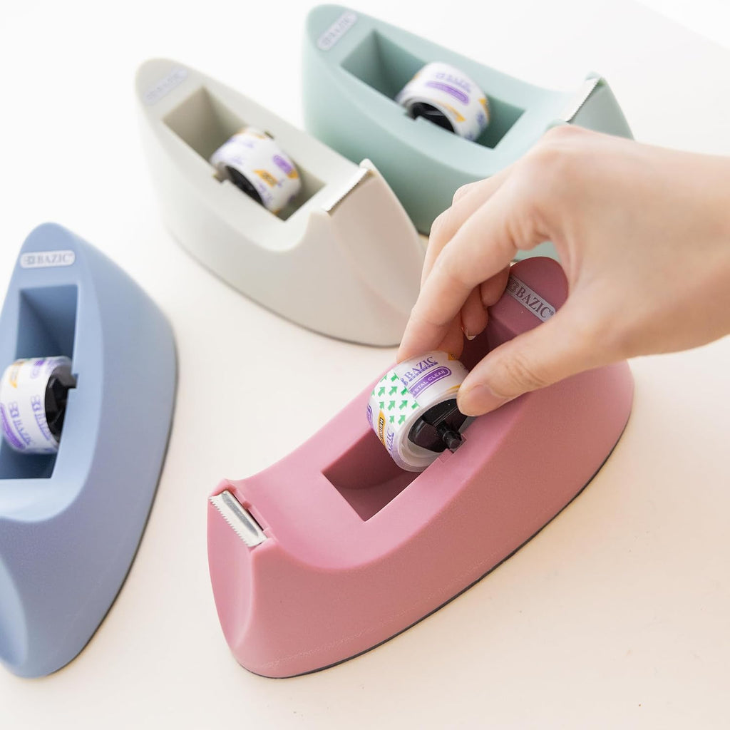 Desktop Tape Dispenser with Refill, 1 in Core, 4-Set
