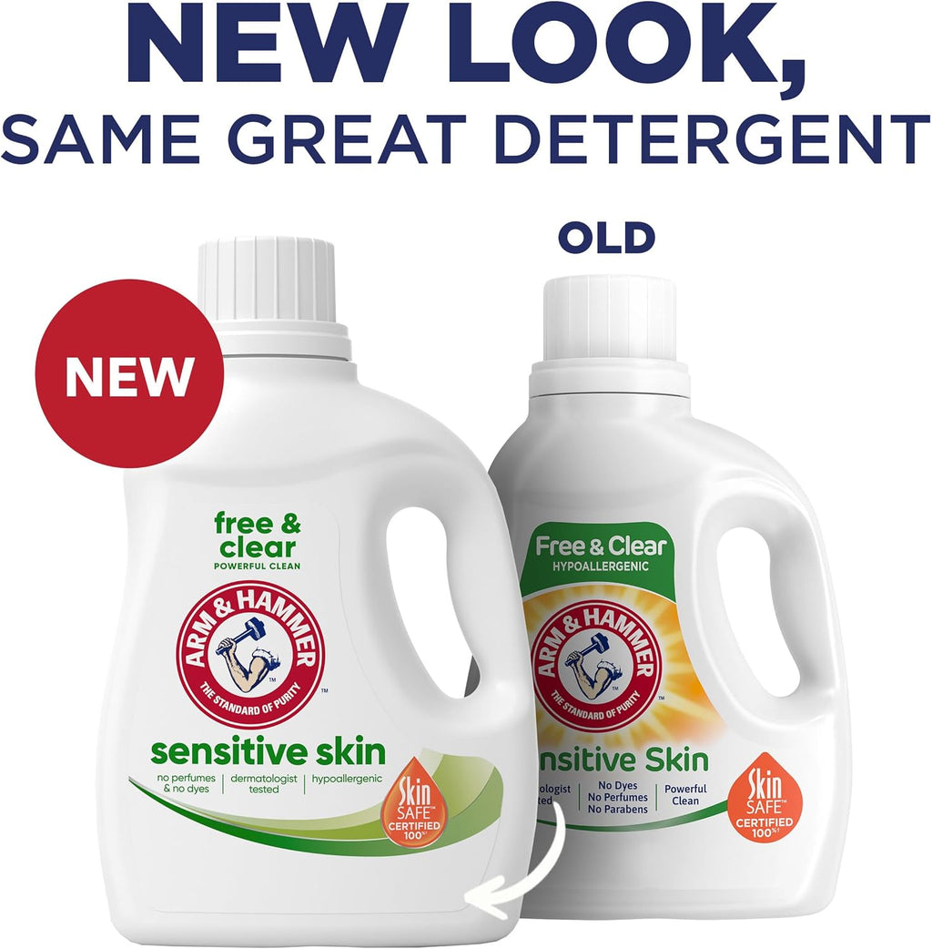 Sensitive Skin Free & Clear Liquid Laundry Detergent