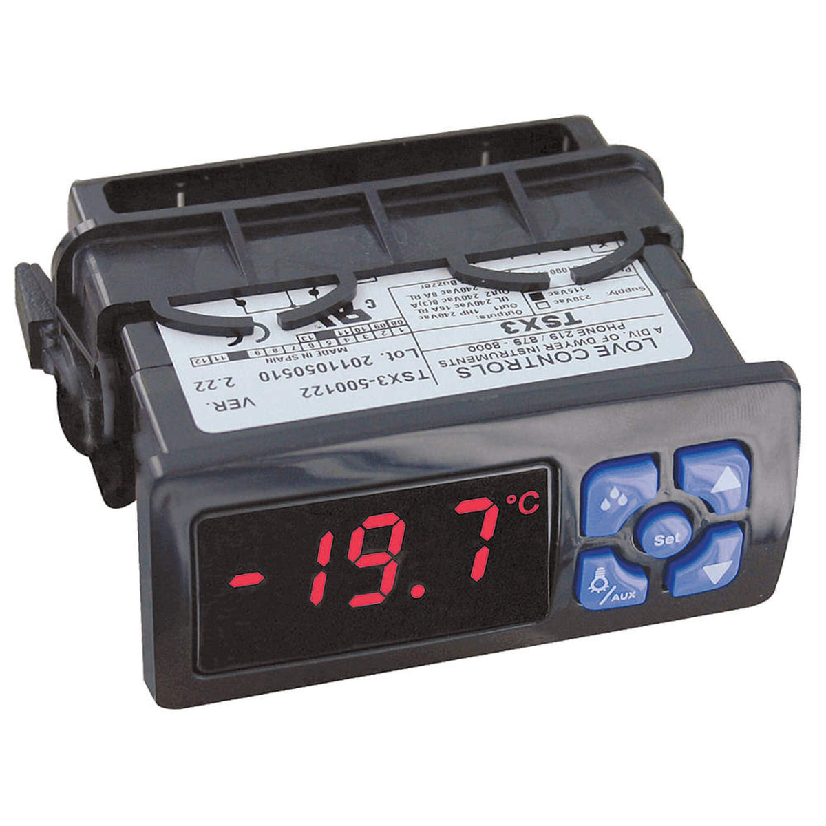 Dwyer Thermocouple Temperature Controller, Type K and J, 230V, °F