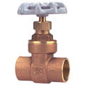 NIBCO Fig No S-I8, 1/2 in. Brass Gate Valve, Full Port, Solder Ends