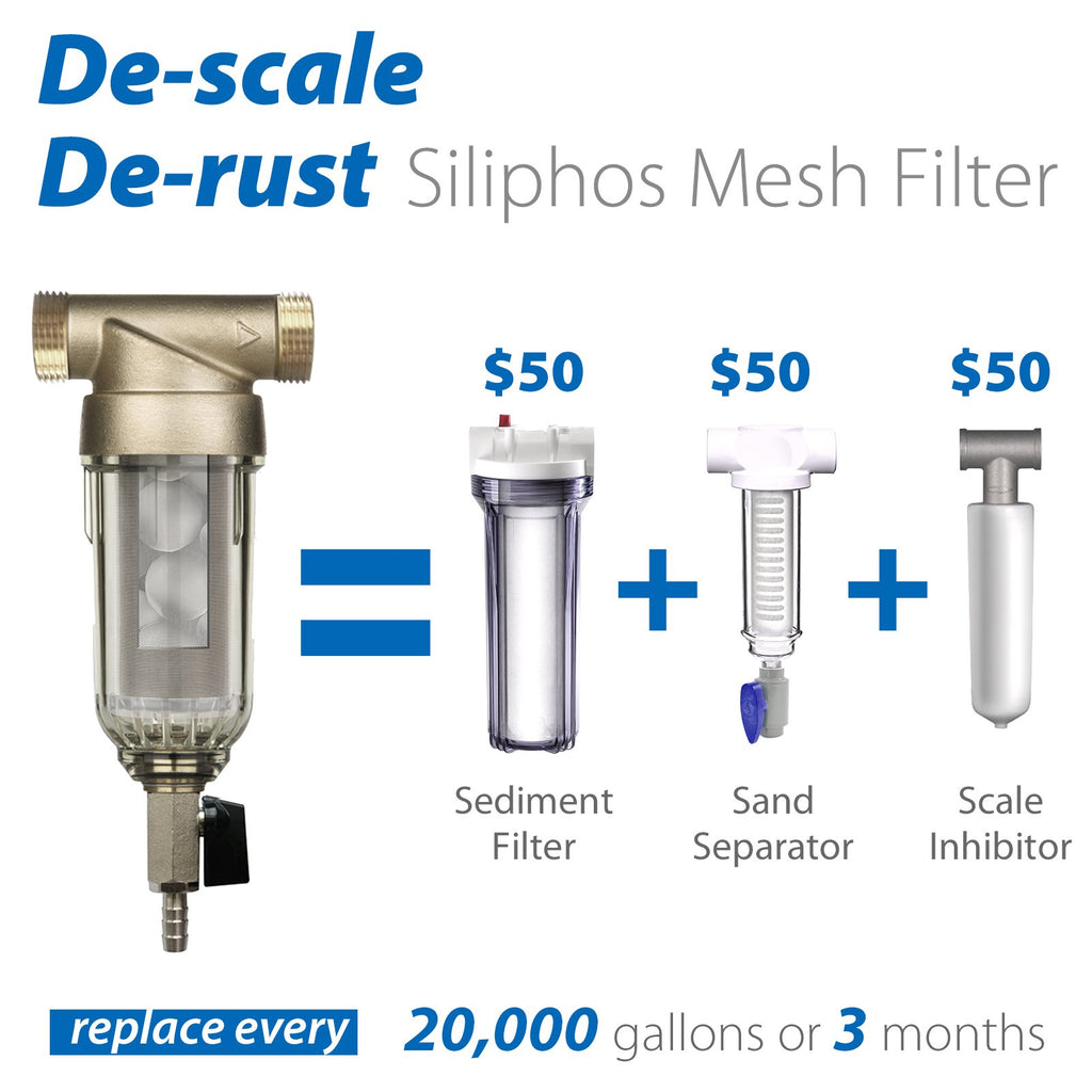 FWSP500SL Filter Replacement Cartridge, 500 Micron, Chrome