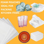 16”x20”Large Foam Pouches 50Pack Cushion Foam Wrap Bags for Packing Moving