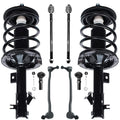 Front Struts + Sway Bar Links + Inner & Outer Tie Rods
