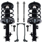 Front Struts + Sway Bar Links + Inner & Outer Tie Rods