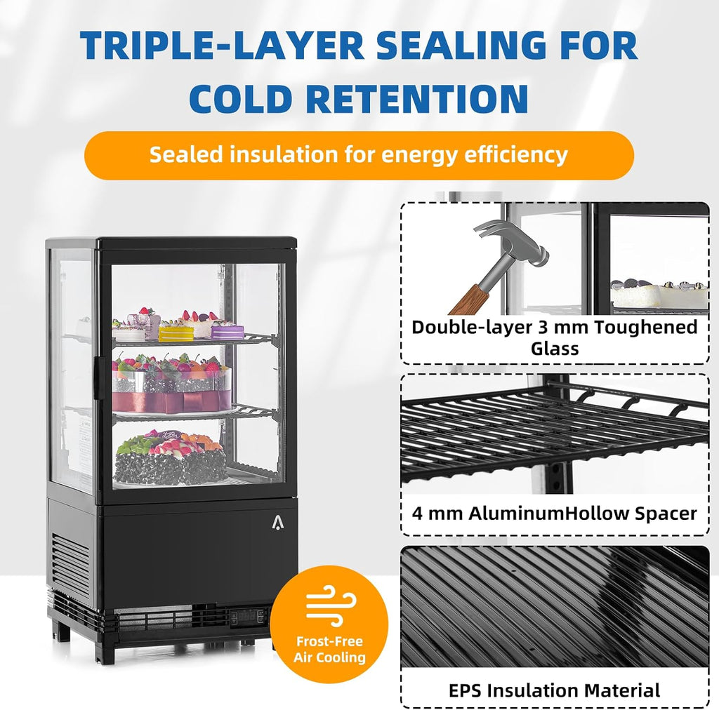2.1 Cu.Ft. Commercial Bakery Display Refrigerator