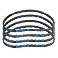 uxcell 4pcs HTD-3M Rubber Timing Belt 100 Teeth,300mm L x 6mm Wd x 2.4mm H