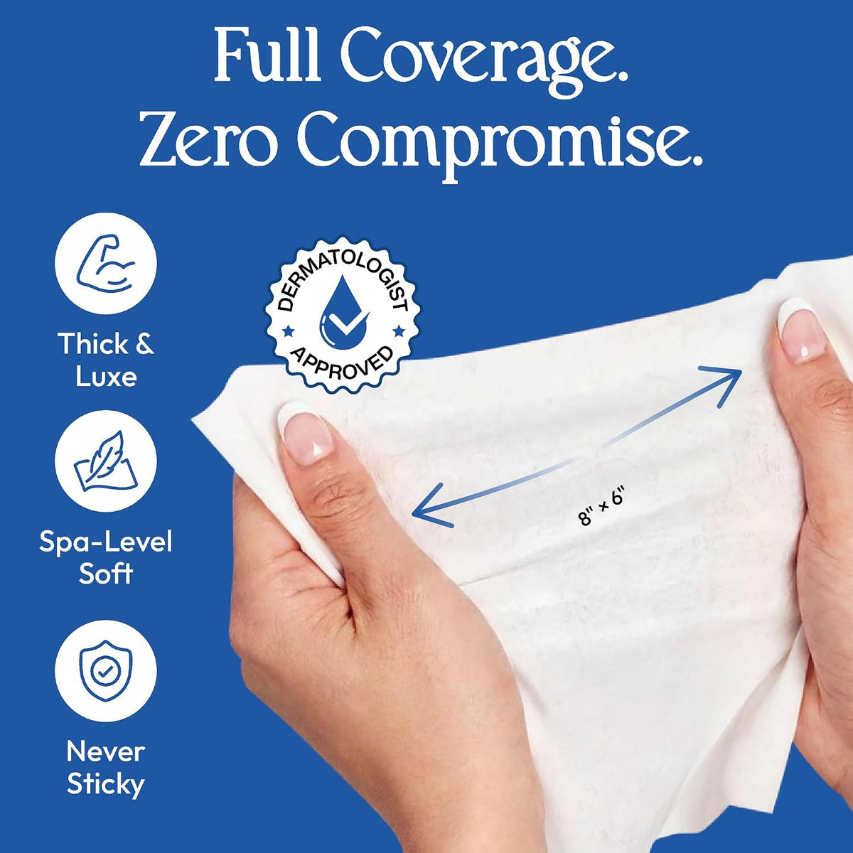 Mini Water Wipes - Fragrance Free - 72 Count Travel Size Pack