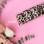 1 Pcs Leopard Print Ribbon Christmas Craft