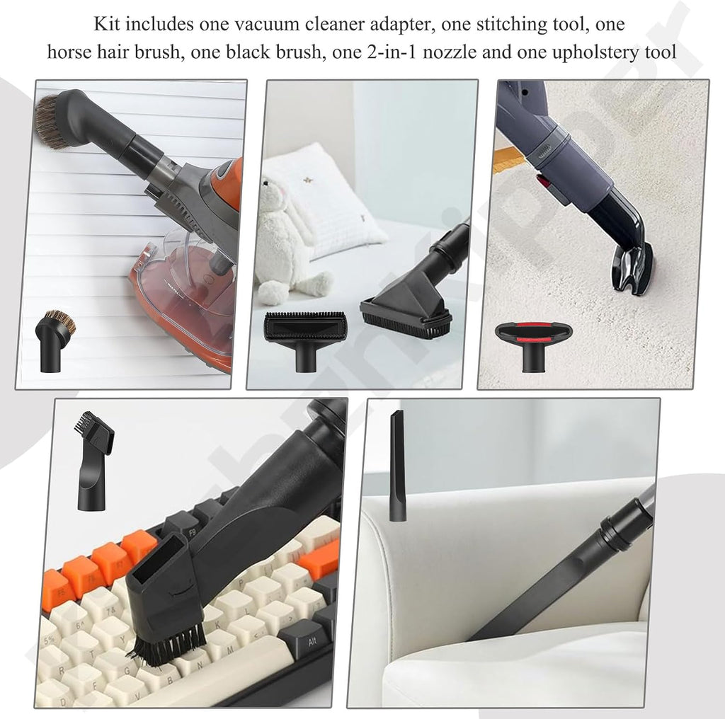 1 1/4" (32mm) Vacuum Attachments Compatible with Shark Navigator Lift-Away NV350, NV352, NV360, NV500 NV501, Rocket