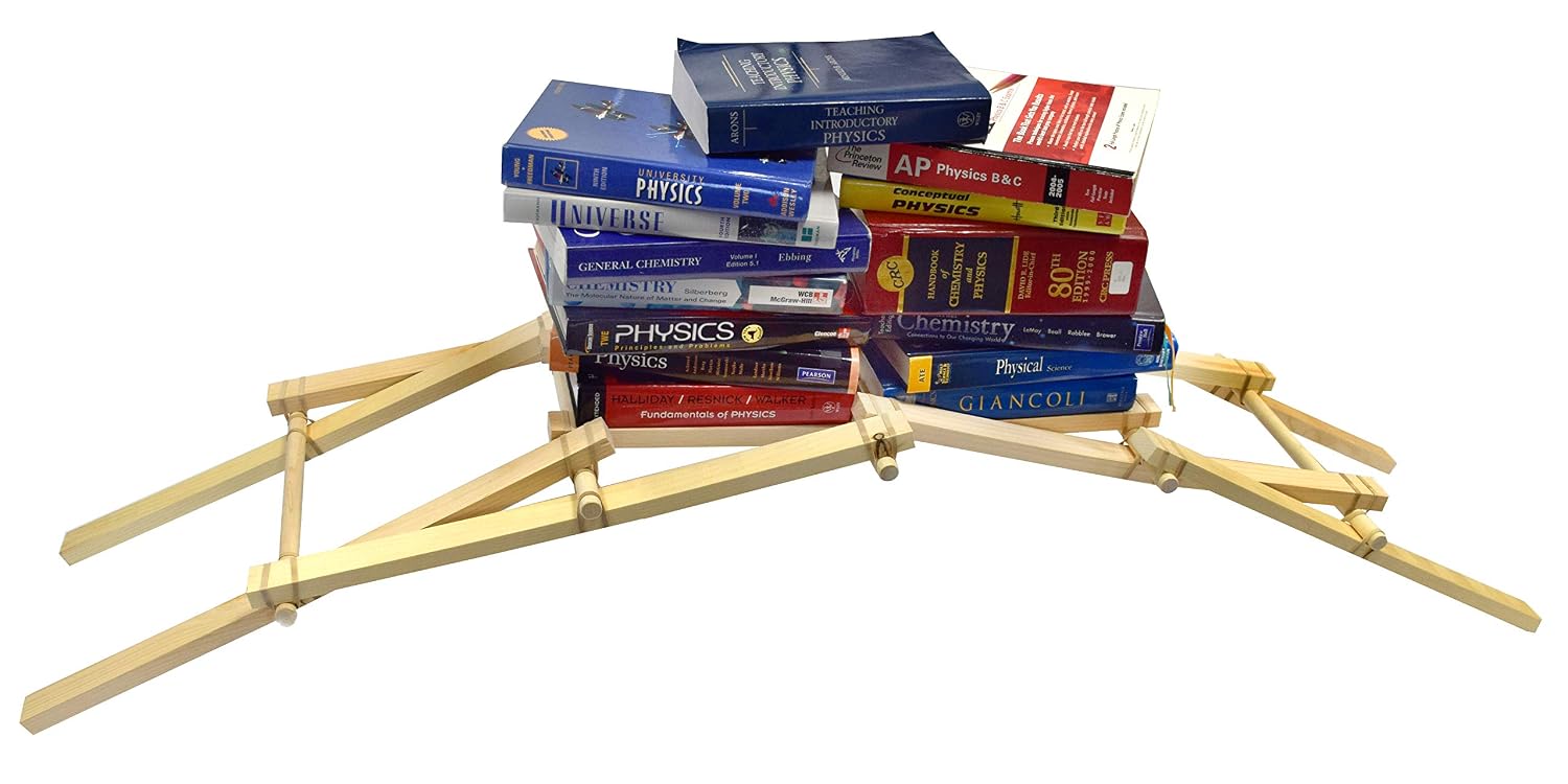 Leonardo Da Vinci Bridge Kit - STEM Learning - Explore Engineering Principles, Gravitational & Lateral Forces- Garage