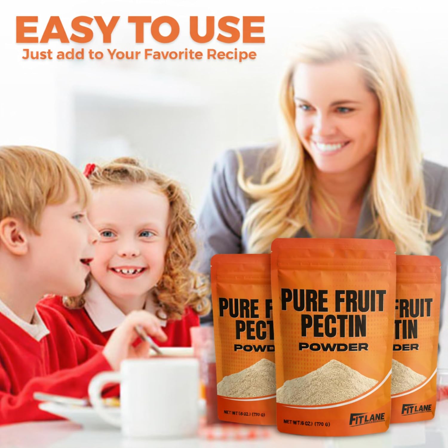 No Sugar Pectin for Canning Jam & Jelly 6 oz – Pure Universal Citrus Powder