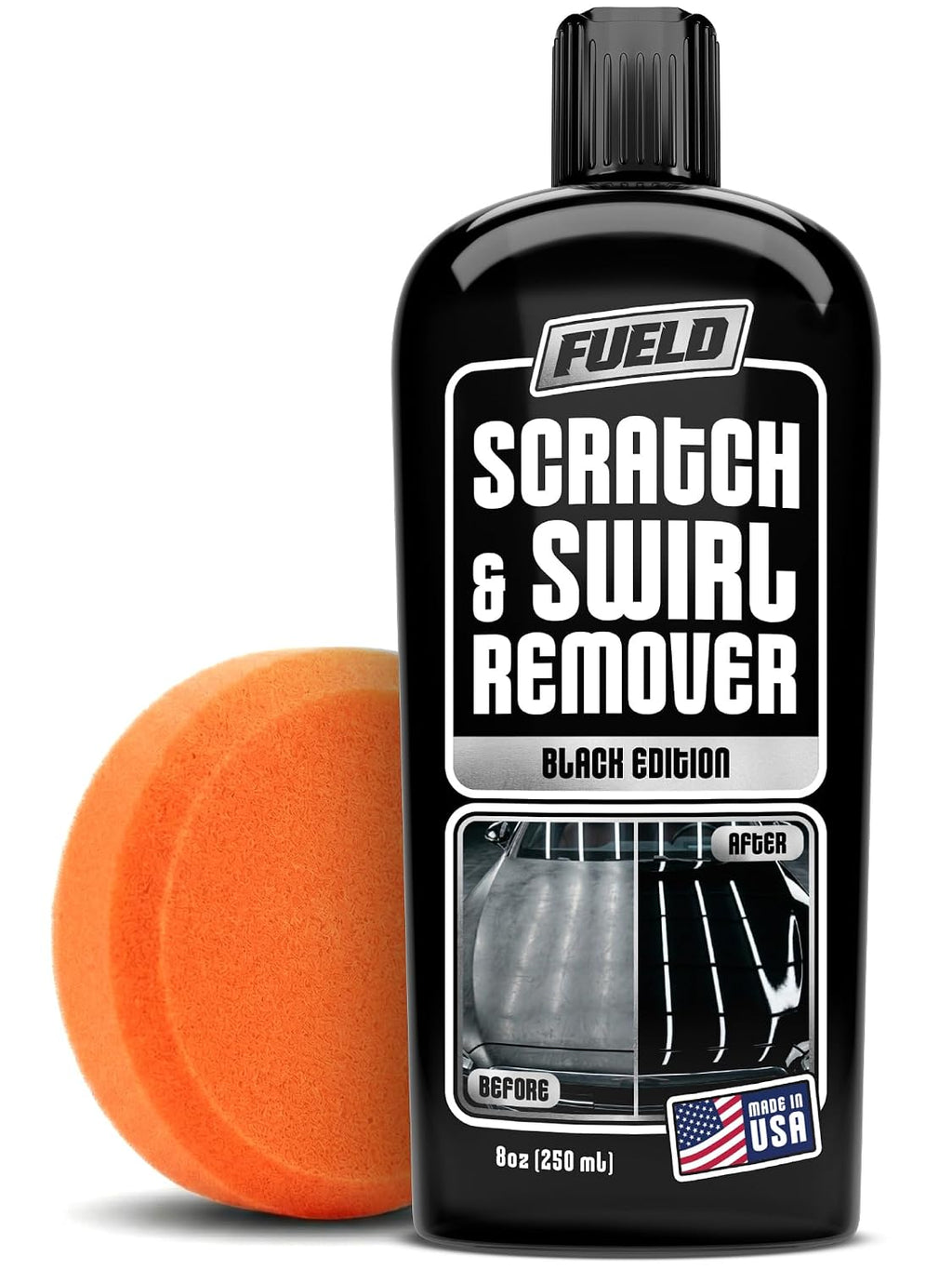 Black Scratch Remover – Car Scratch Repair & Swirl Remover for Vehicles – Deep Scratch Repair Compound & Polishing