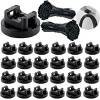 ZyCooom 225-Pc Magnetic Cable Ties Set,Magnetic Zip Tie Mounts & Cable Ties