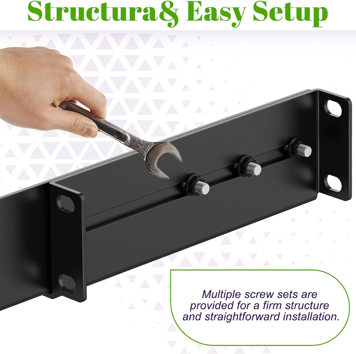 1U 19inch Server Rack Rails 15-24 inch Adjustable Depth Server Rack Rail