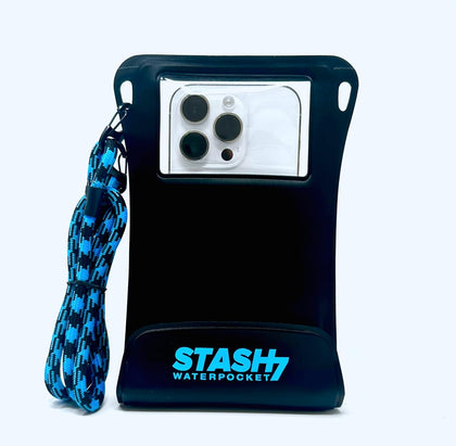 Waterproof Phone Pouch w/Long Lanyard | IPX8 Adventure Grade Cellphone Dry Bag Case, Fits iPhone 15 Pro Max,14 Pro