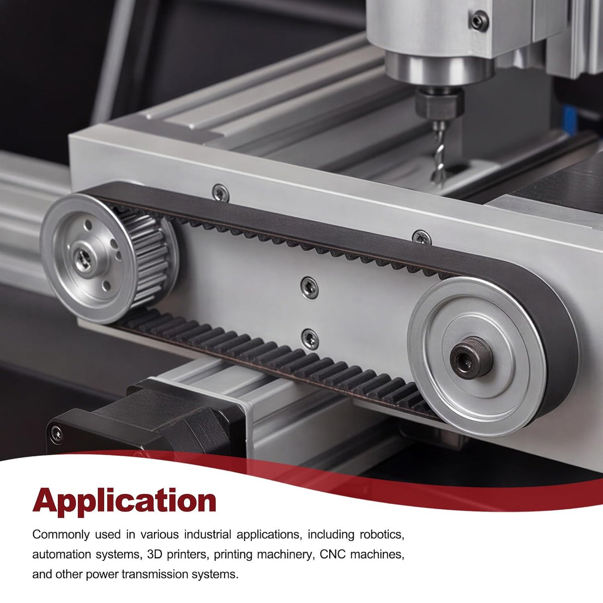 HTD 5M Timing Belts, 350mm Pitch Length x 15mm Width x 3.8mm Height