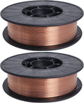 kimllier 2 Pack ER70S-6 Solid Mig Welding Wire 0.030In (0.8MM) 11Lbs Spool