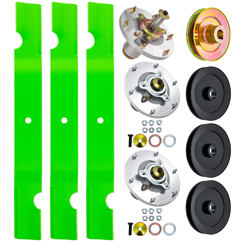 8TEN Blade Spindle Kit for Grasshopper 320245 623781 61 Inch Deck