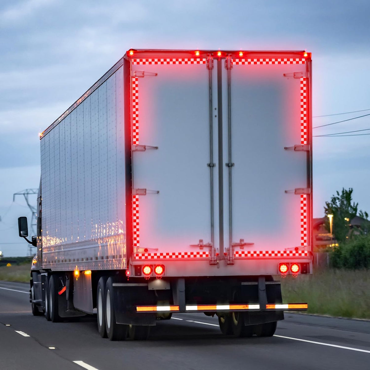 Reflective Tape 6" x 16 ft Self-Adhesive Trailer Reflector Tape