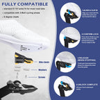 Road Bike Clipless Pedals Compatible with SPD-SL Cleats, 9/16-Inch