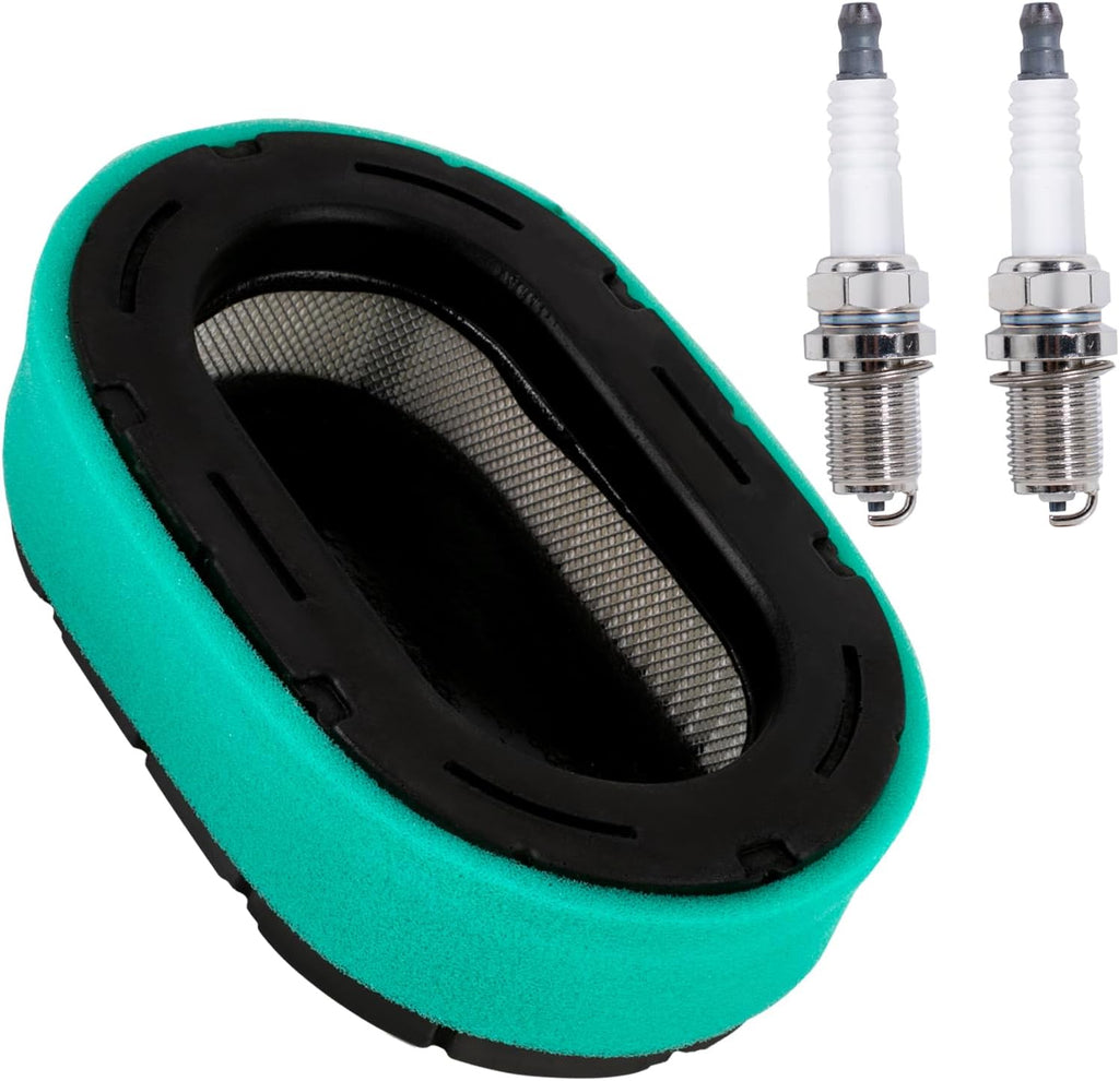 32 083 09-S Air Filter Spark Plugs Kit for Kohler KT610 KT620 KT715 KT725 KT730 KT735 KT740 KT745 19HP-26HP 7000 Series Engines Cub Cadet XT1 XT2 Lawn Mower