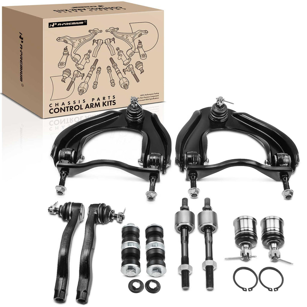 A-Premium 10Pcs Front Suspension Kit, Upper Control Arm, Sway Bar Link