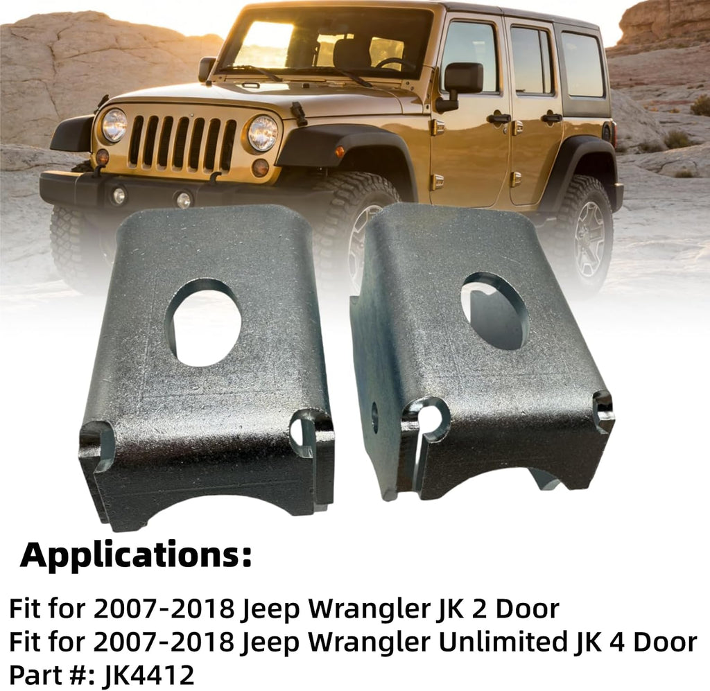Weld-On Front Lower Control Arm Bracket for 2007-2018 Jeep Wrangler JK JKU