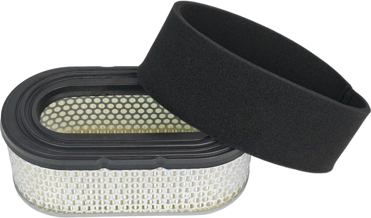 EZROAD MIU10906 MIU10905 Air Filter Set Compatible with Kawasaki FD680V FD731V Engine Compatible with John Deere X540 11013-2223 14864 w/Prefilter Lawn and Garden Tractor