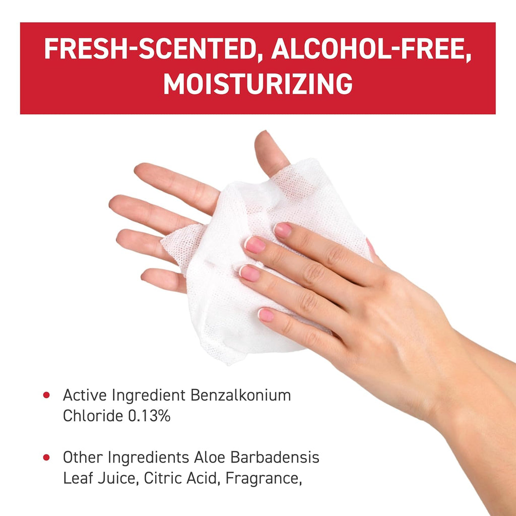 WipeEssentials Hand Sanitizer Wipes for Adults & Kids - 90 Count, 3 Packs | Alcohol-Free, Moisturizing Sanitizing