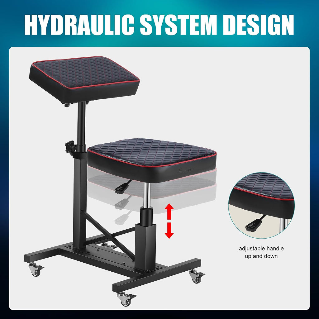 Tattoo Chair with Arm Rest Adjustable Height by Hydraulic Device