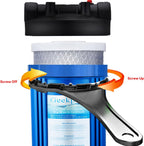 Geekpure 20 Inch Whole House Carbon Block Water Filters-4.5" x 20"-5 Micron