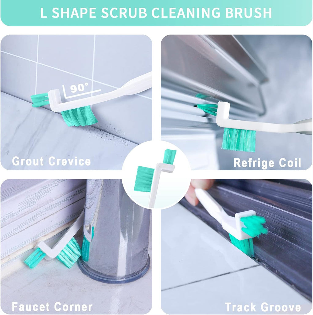 Small Cleaning Brush Tight Spaces, 8pcs Crevice Cleaning Brushes Tool for Household Use, Tiny Cleaning Brush Mini