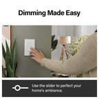 Legrand Radiant 150W LED Dimmer Light Switch 3-Way Rocker White 1 Pack