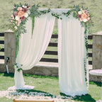 Pink Wedding Arch Flowers Set of 2