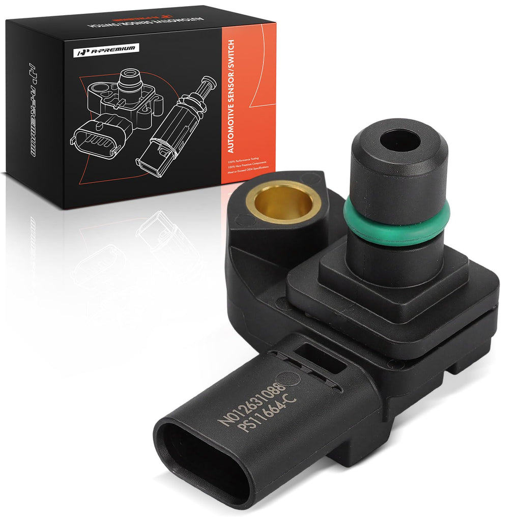 A-Premium Manifold Absolute Pressure Sensor Compatible with GMC & Chevrolet
