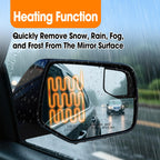 Passenger Side Heated Mirror Glass Compatible with Ford Escape 2008-2012