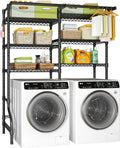 U13 Over Washer and Dryer Storage Shelves, Laundry Room Standing Shelf