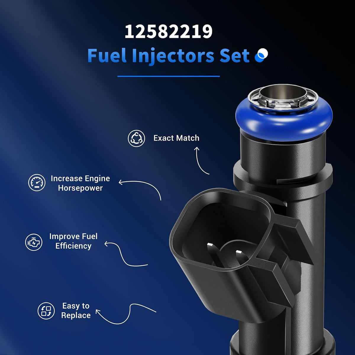 4Pcs Fuel Injectors Fit for Chevrolet Cobalt Pontiac G5 Pursuit