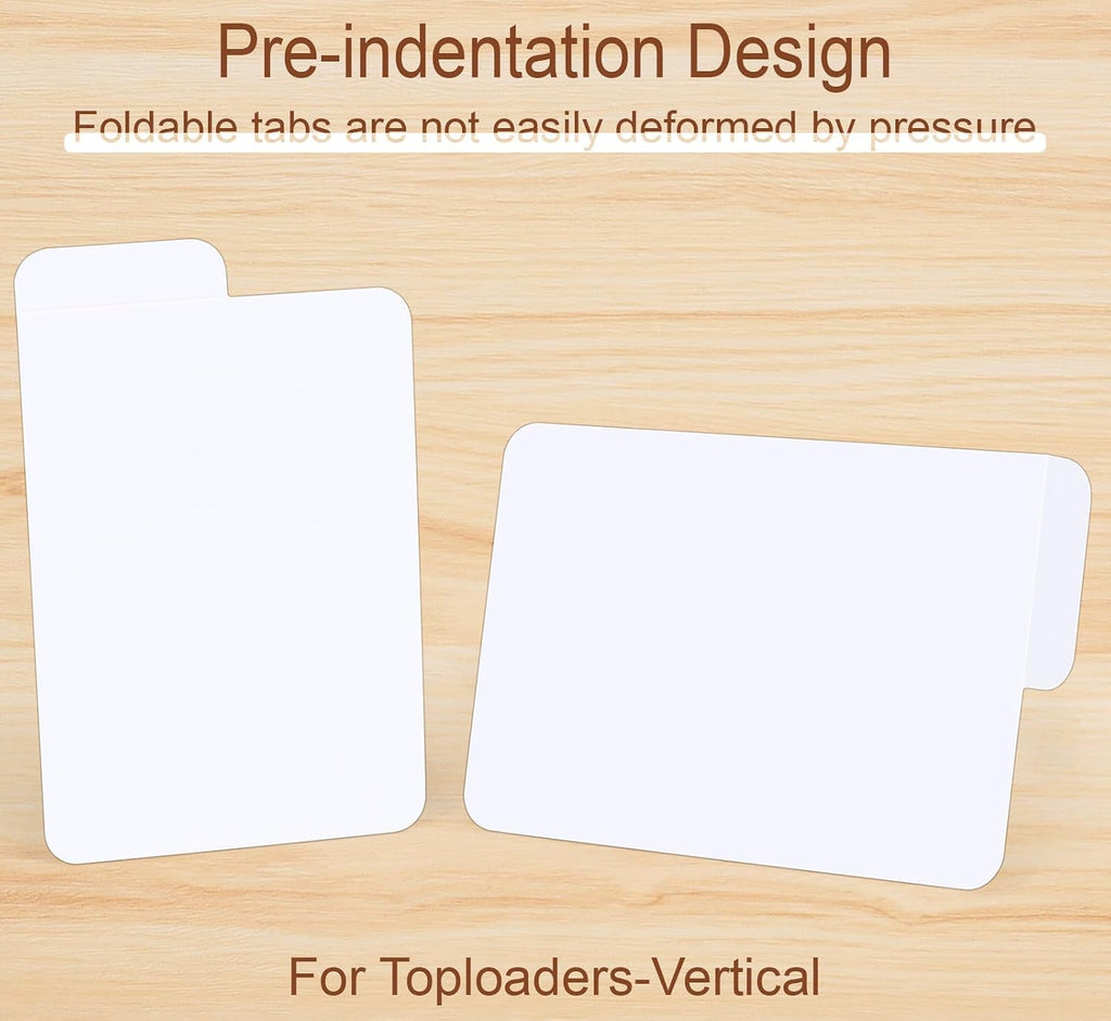 Tall Trading Card Dividers, 150-Pack Paper Card Divider for Storage Boxes | Vertical Dividers Card for TopLoaders