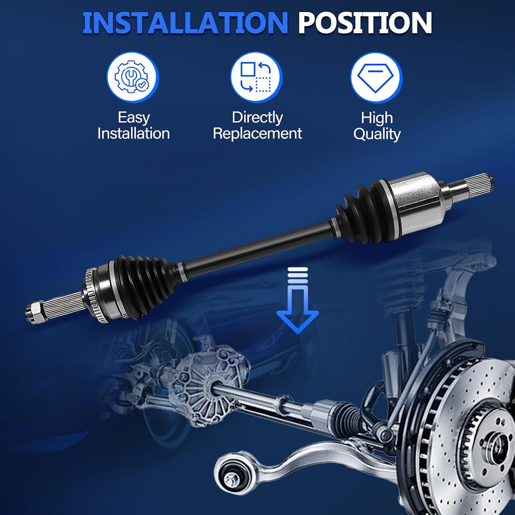 Maxfavor CV Axle Front FWD Fit for Hyundai Elantra 2007 2008 2009 2010