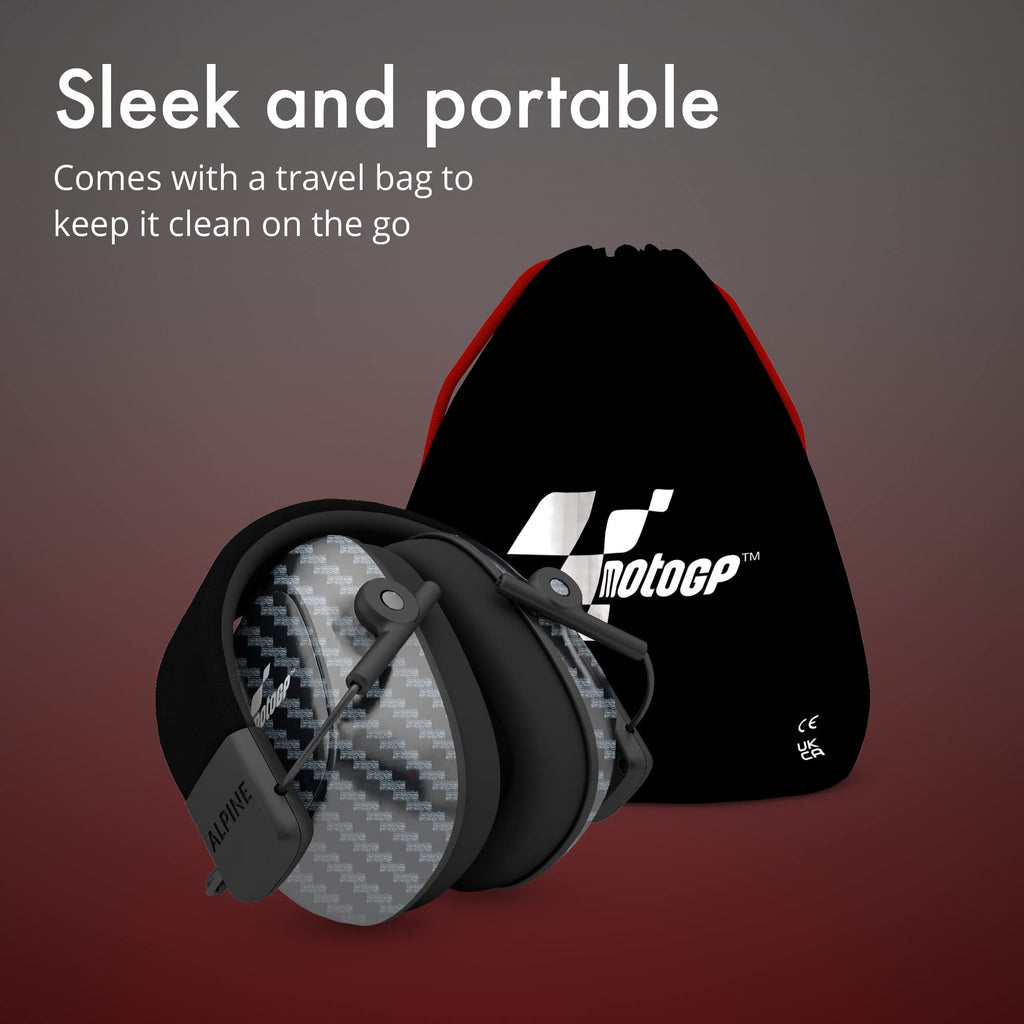 Alpine Racing Pro Earmuff MotoGP | Hearing Protection Earmuffs for Adults