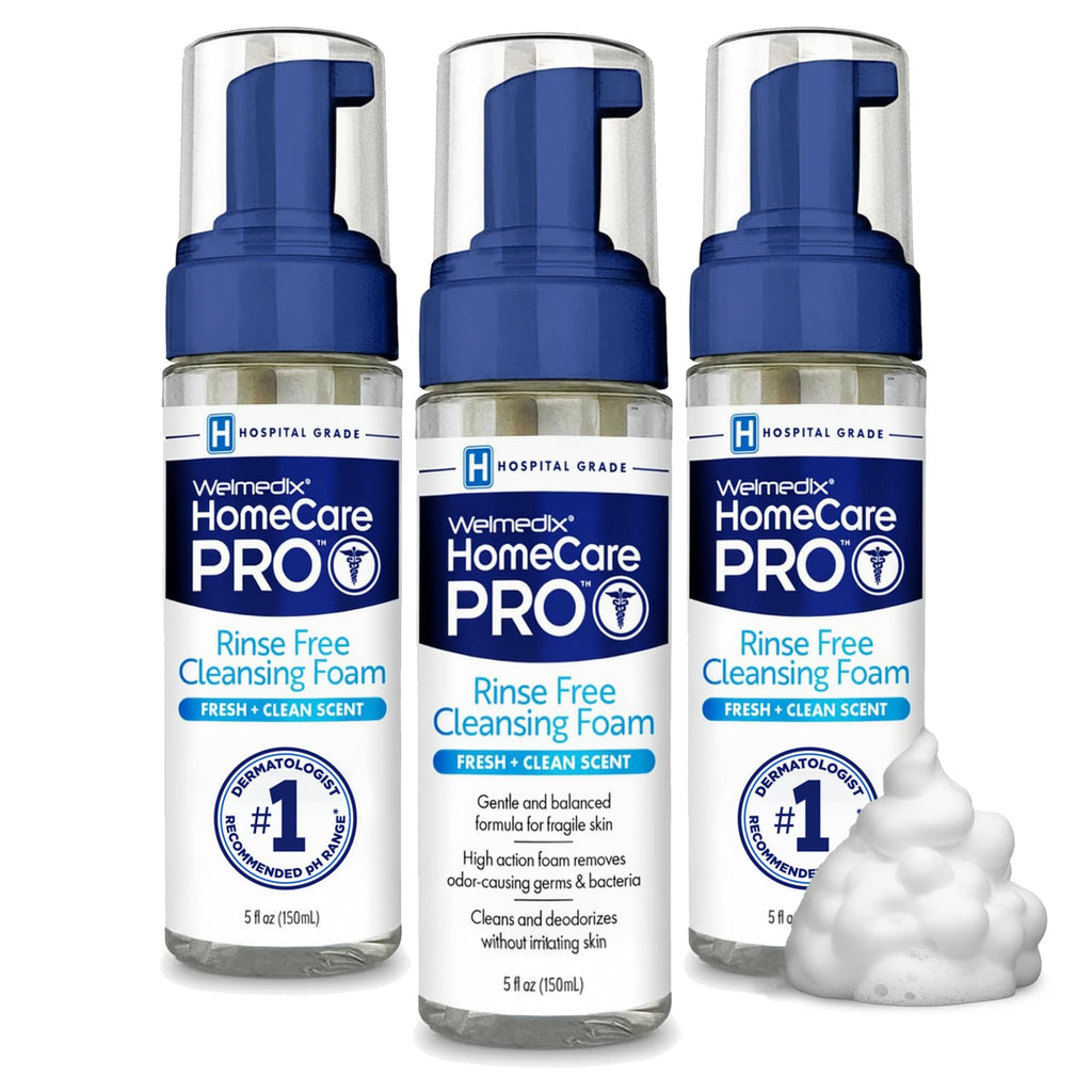No Rinse Cleansing Foam - Rinse Free & Waterless Body Wash