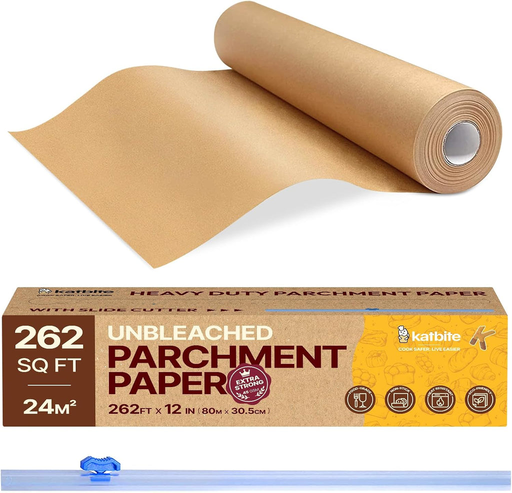 Unbleached Parchment Paper Roll, 12 in x 262 ft, 260 Sq Ft