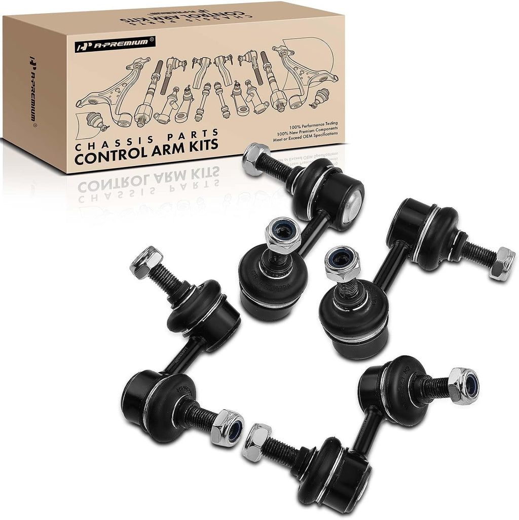 A-Premium Front & Rear Sway Bar Link Stabilizer Bar End Link Kit