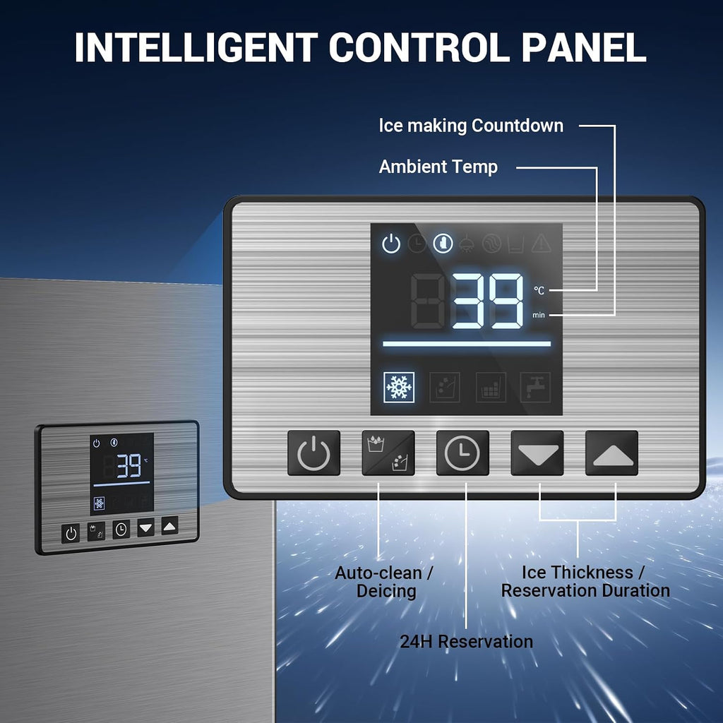 Commercial Ice Maker Machine, 680lbs/24H Ice Maker Head Only