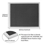Range Hood Filter Replacement, 10.5 x 8.74 Inch Stove Vent Hood Filter