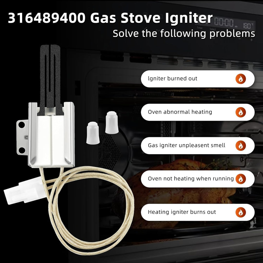 316489400 316489403 5304534663 Durable Gas Oven Stove Igniter Replacement