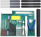 Professional 33 PCS Model Tools Kit Modeler Basic Tools Craft Set Hobby Building Tools Kit for Gundam Car Model